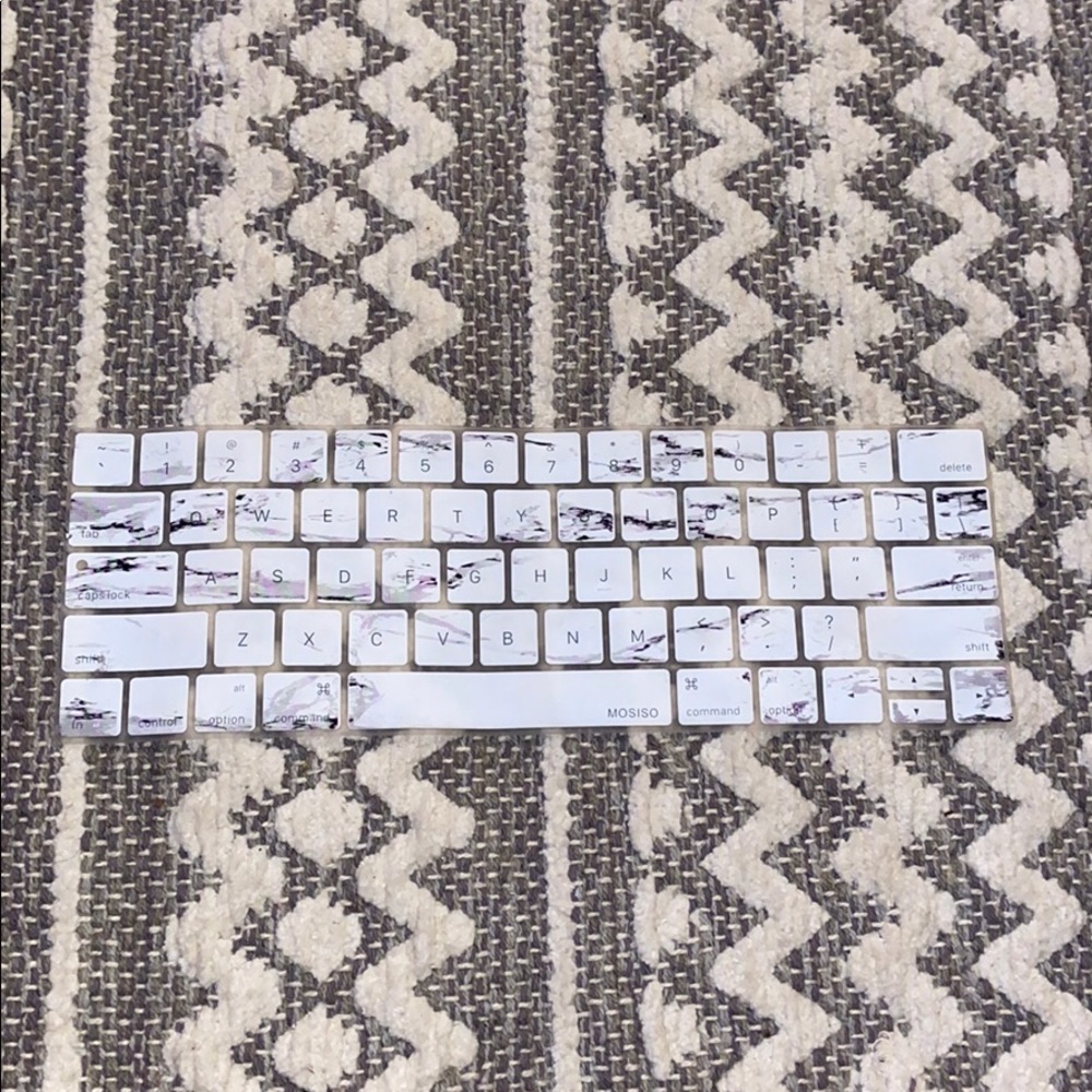 marble silicone macbook keyboard cover